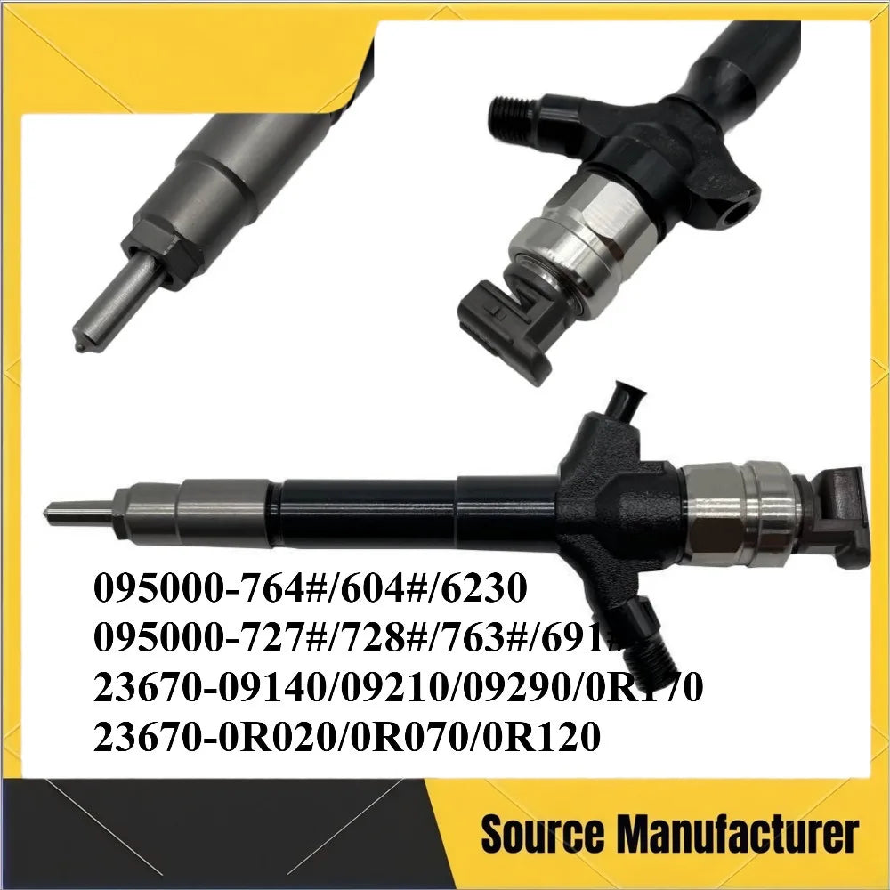 Common Rail Injector Fuel Injector Assembly 095000-6230 23670-09140 for Toyota Corolla 2.2d 2AD D4D RAV4-car Accessories