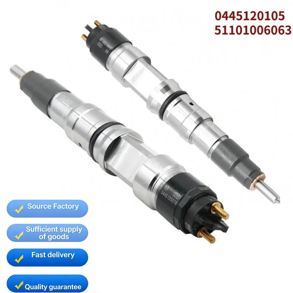 Fuel Injector0445120105 51101006063 Diesel Fuel Injector for Men Truck TGA-24-480-High Flow Car Accessories