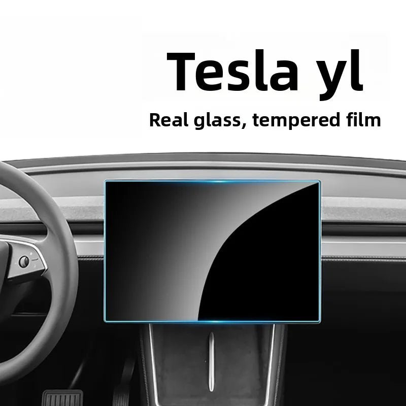 For 2025 Tesla Model YL Car Tempered Glass Screen Protector Central Control Navigation Screen Protector Interior Accessories