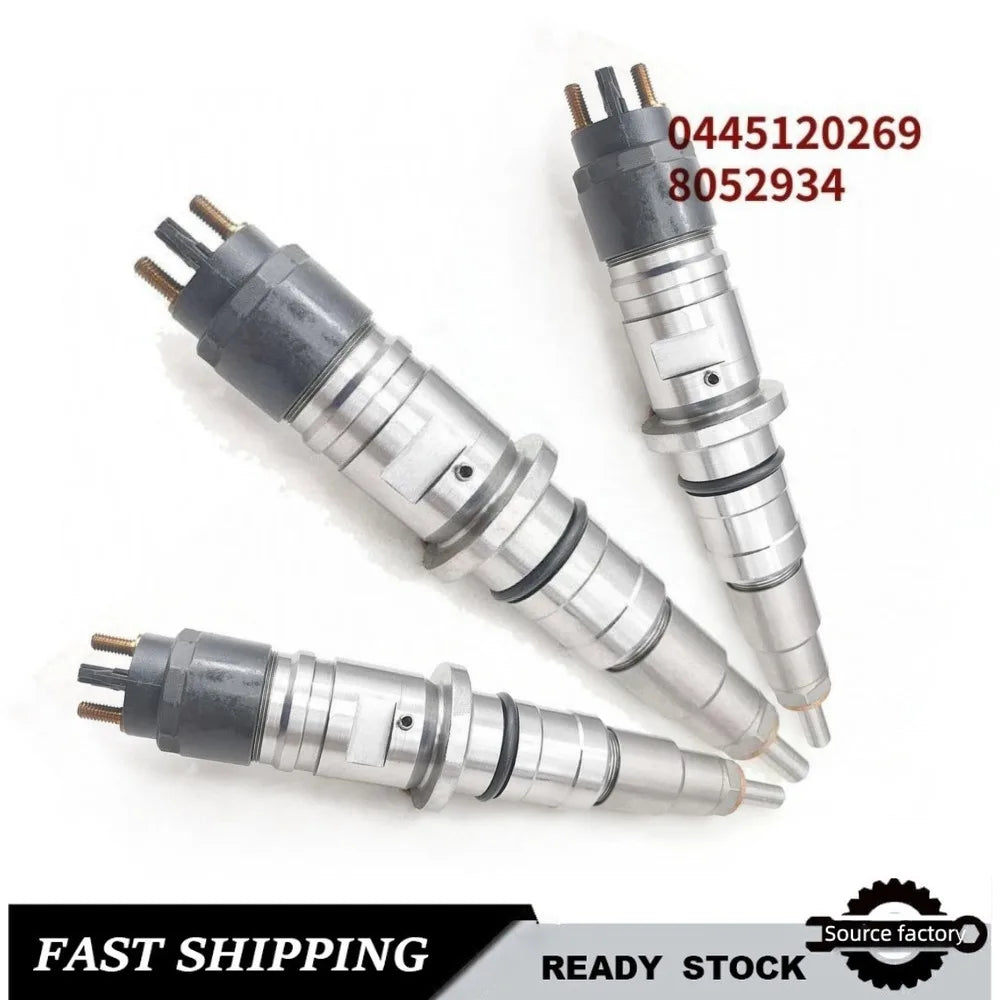 Fuel Injector0445120269 8052934 Common Rail Diesel Fuel Injector for Cummins IVECO FIAT-High FlowCar Accessories
