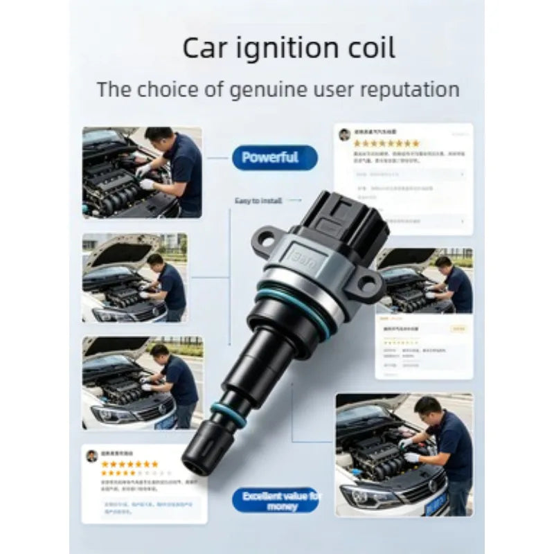 6 PCS Auto Ignition Coil 12137594936 for BMW 130i 3.0L 525i 2.5L 530xi Easy Installation Fast Shipping
