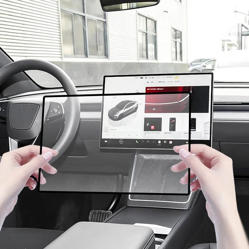 16 Inch Tempered Glass Screen Protector for 2026 Tesla Model Y YL Full Cover CarCenter Control Rear Touch Screen Protective Film