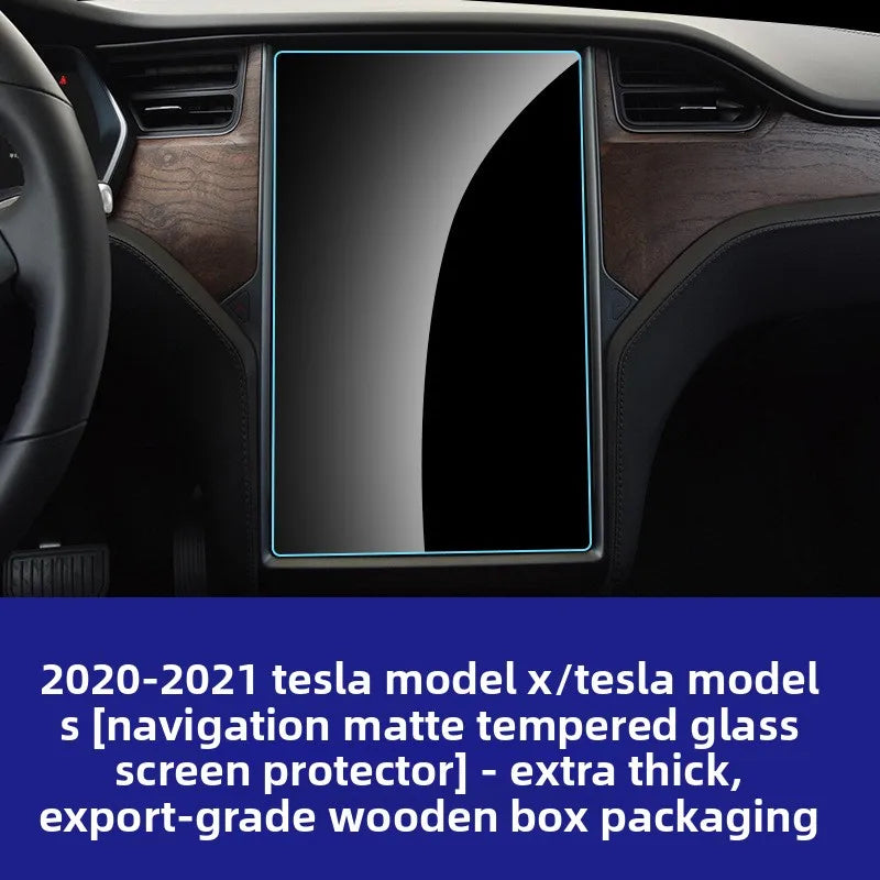 in stock Hard film for Tesla 3 Y X S central control navigation screensaver glass tempered film car interior accessories