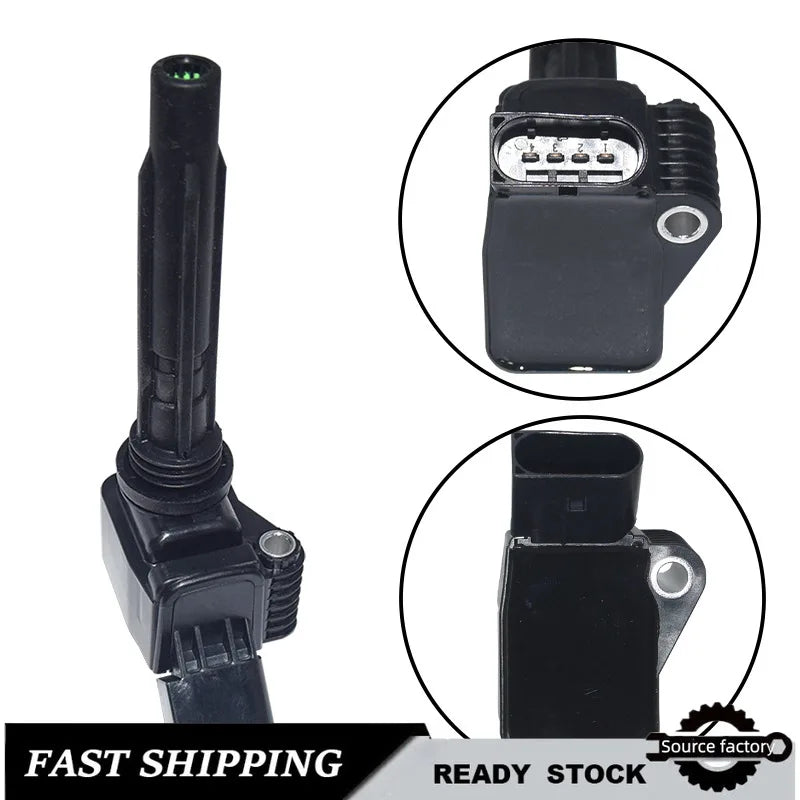 4 PCS Ignition Coil 04C905110J 04C905110E for Golf 7GTI 2.0T Easy Installation Fast Shipping