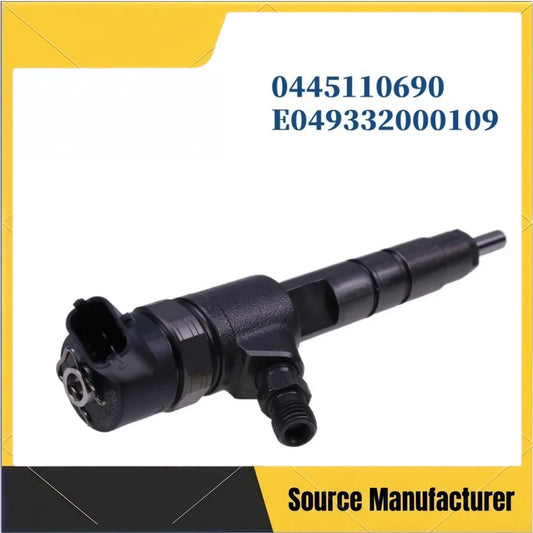 For Common Rail Fuel Injector 0445110690 E049332000109 Diesel Injector fr Foton 4JB1-In-stock shipped immediately
