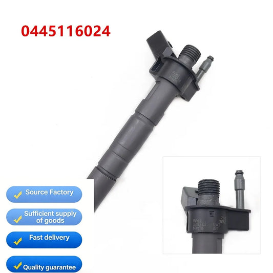 Fuel Injector Nozzle Common Rail High Pressure Injector Assembly 0445116024 for BMW Diesel Engine Parts Fast Shipping