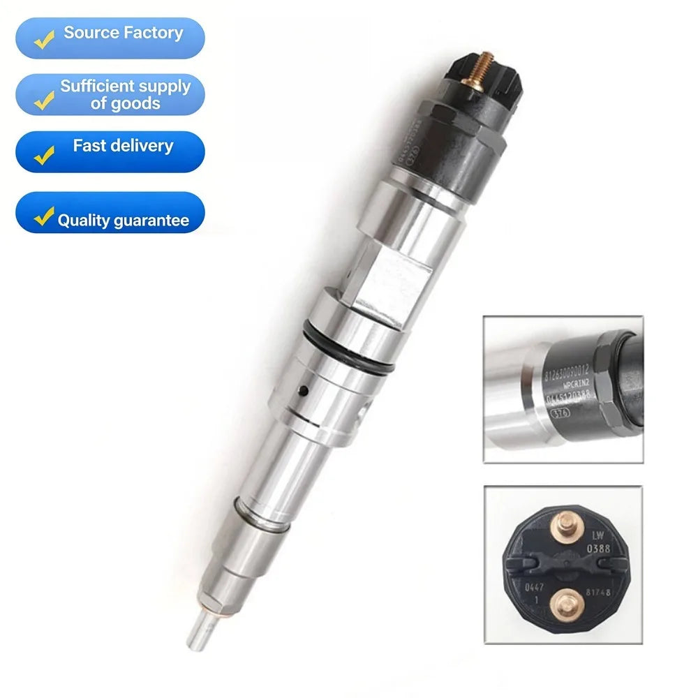 Fuel Injector Fuel Common Rail Injector 120 Series Injector 0445120388 for Auman High FlowCar Accessories