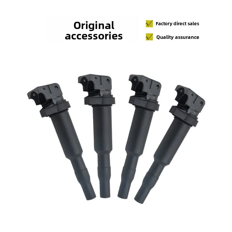 4 PCS Automotive Spark Plug Ignition Coil for 12137594937 0221504470 Easy Installation Fast Shipping
