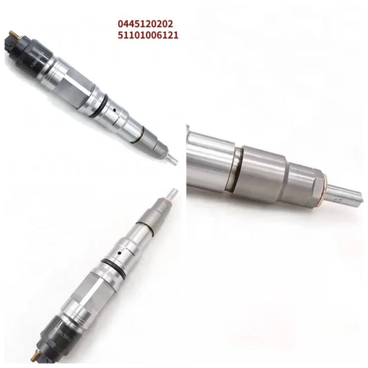 Fuel Injector0445120202/120281 51101006121 Common Rail Diesel Fuel Injectors for MAN TGS TGX-High FlowCar Accessories