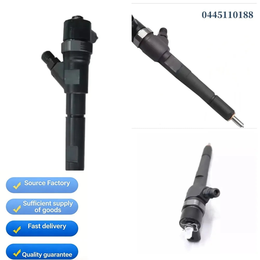 Common Rail Injector 0445110188 for Citroen Peugeot 1.6 HDi/1.6-car Accessories Fast Delivery