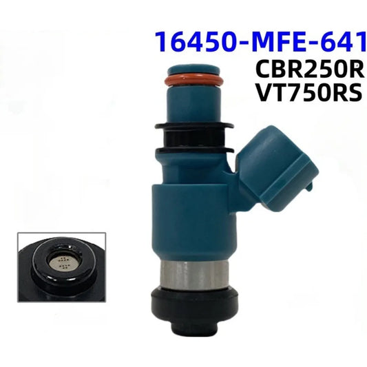 16450-MFE-641 Motorcycle Fuel Injection Nozzle for Honda CBR250R CBR300Rmotorcycle parts Fast Shipping