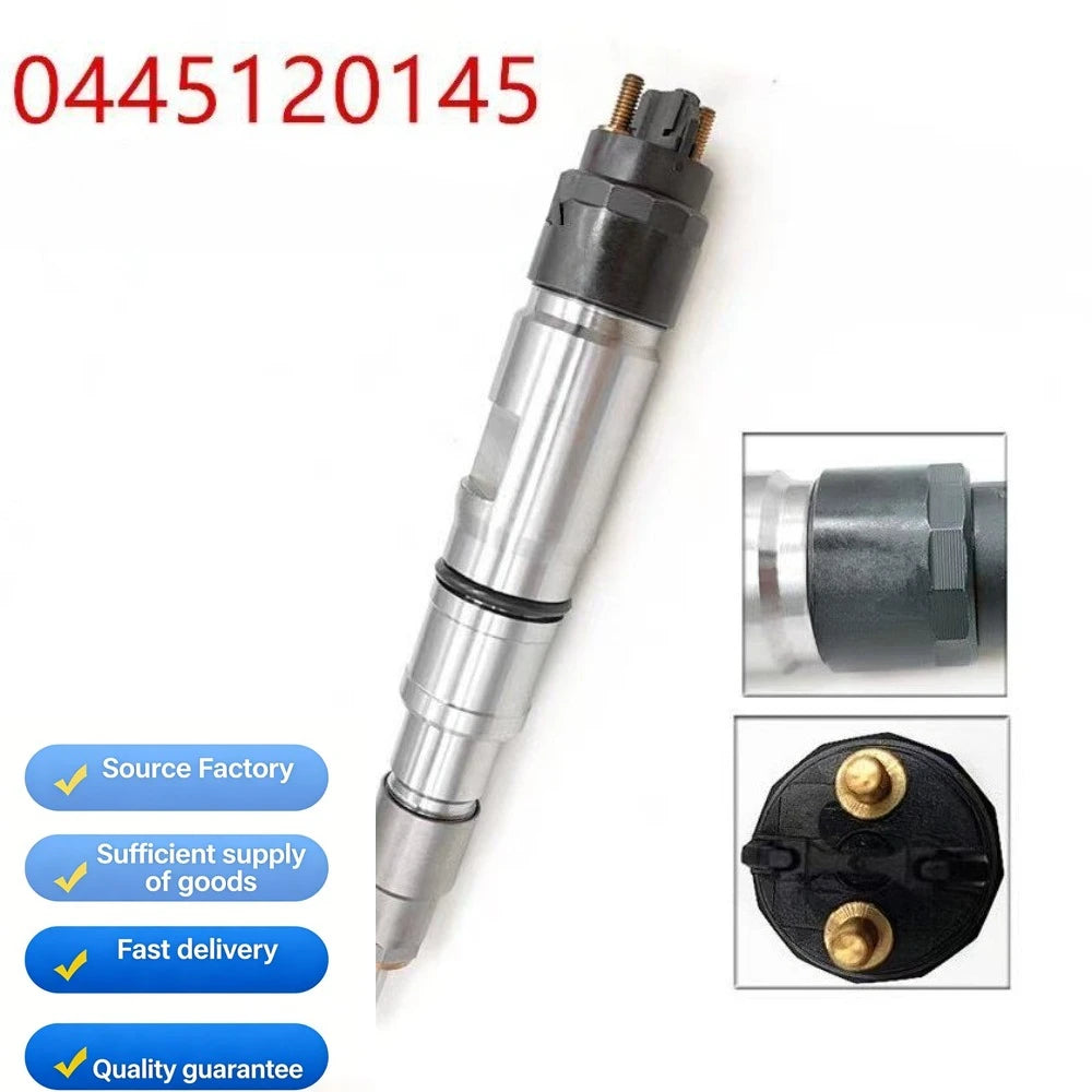 Sufficient Stock Available0445120145High Pressure Common Rail Injector Assembly for Doosan Daewoo Construction Machinery