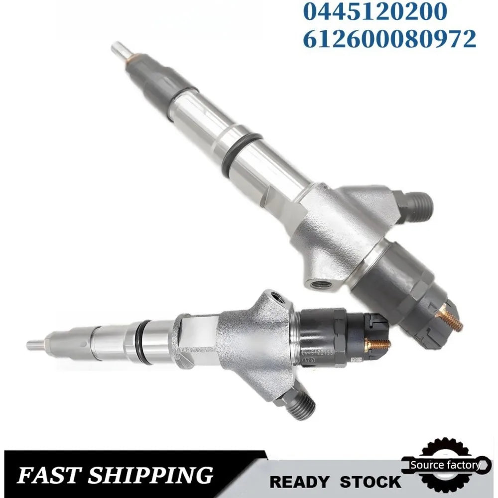 Fuel Injector0445120200 High Performance Diesel Fuel Injector for WEICHAI WD10 612600080972 -High FlowCar Accessories