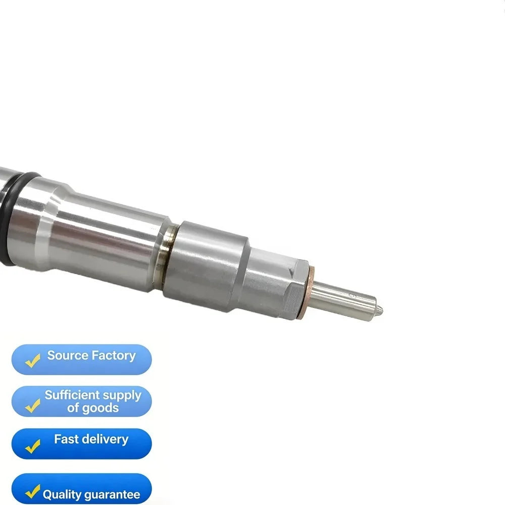 Fuel Injector 0445120227 Common Rail Fuel Injector for Weichai WP12 Delong 612600080977 Injection Valve-High FlowCar Accessories