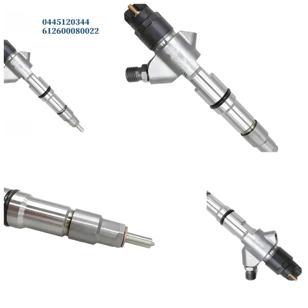 Fuel Injector0445120344 Diesel Fuel Injector for Weichai 612600080022 Common Rail Injector-High Flow Car Accessories