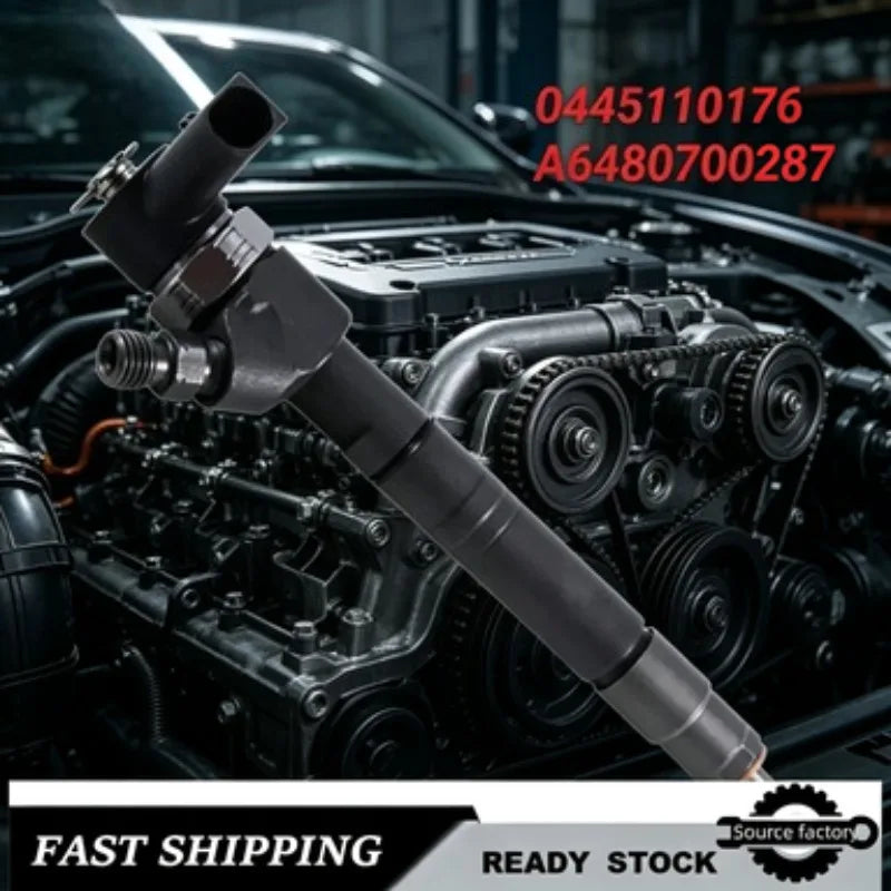A6480700287 0445110176 Fuel Injector for Mercedes-Benz W203 W211 C E-Class -Low Emission Fast Shipping