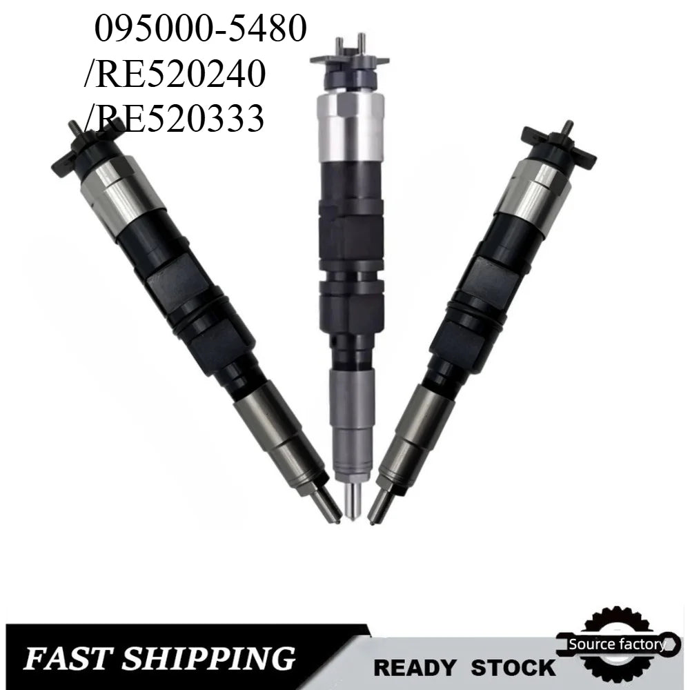 Common Rail Injector Fuel Injector 095000-5480 /RE520240 /RE520333 for John Deere 6068 6.8L Engine-car accessories Fast Delivery
