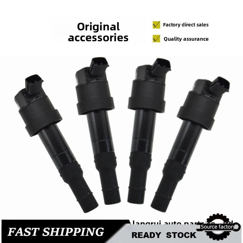4 PCS 27300-03150 for Kia Huanchi Yi Run 1.4 Yuena 1.4LRV1.4L Automotive Ignition Coil Easy Installation Fast Shipping
