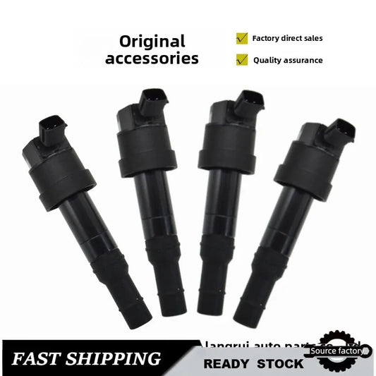 4 PCS 27300-03150 for Kia Huanchi Yi Run 1.4 Yuena 1.4LRV1.4L Automotive Ignition Coil Easy Installation Fast Shipping