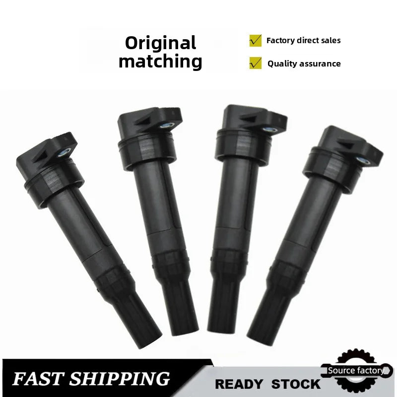4 PCS Auto Ignition Coil 27300-2E00 for Hyundai Langdong Sonata Tusheng Smart Run Easy Installation Fast Shipping