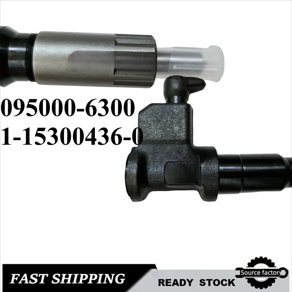 Common Rail Injector095000-6300 095000-6304Fuel Injector 1-15300436-0 for Isuzu6WG1 Hitachi ZX870--Car Accessories Fast Delivery