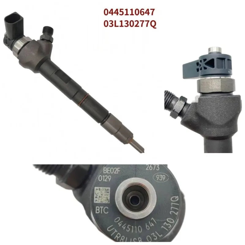 0445110647 03L130277J Fuel Injector for Audi Seat Volkswagen Amarok 2.0 TDI 2007-2017-Low Emission Fast Shipping