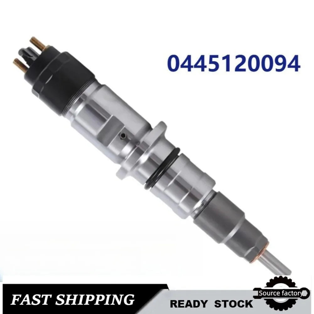 Fuel Injector0445120094 Common Rail Fuel Injector for Ford Cummins Volkswagen 4935675 4945807-High Flow Car Accessories