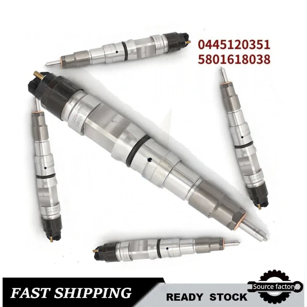 Fuel Injector0445120351 5801618038 Diesel Fuel Injectors for IVECO Holland Kod-High Flow Car Accessories