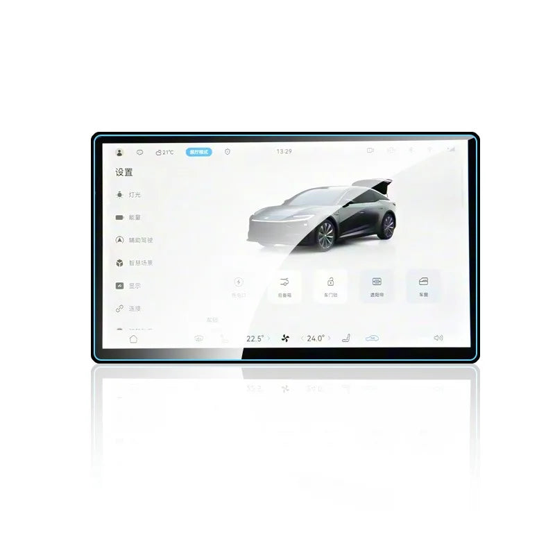 For 2025 Tesla Model YL Car Tempered Glass Screen Protector Central Control Navigation Screen Protector Interior Accessories