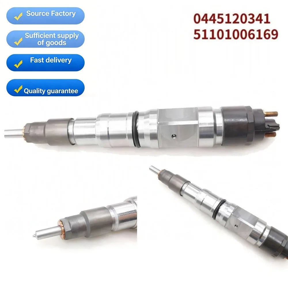 Fuel Injector0445120341 51101006169 Common Rail Diesel Fuel Injectors for MAN-High FlowCar Accessories