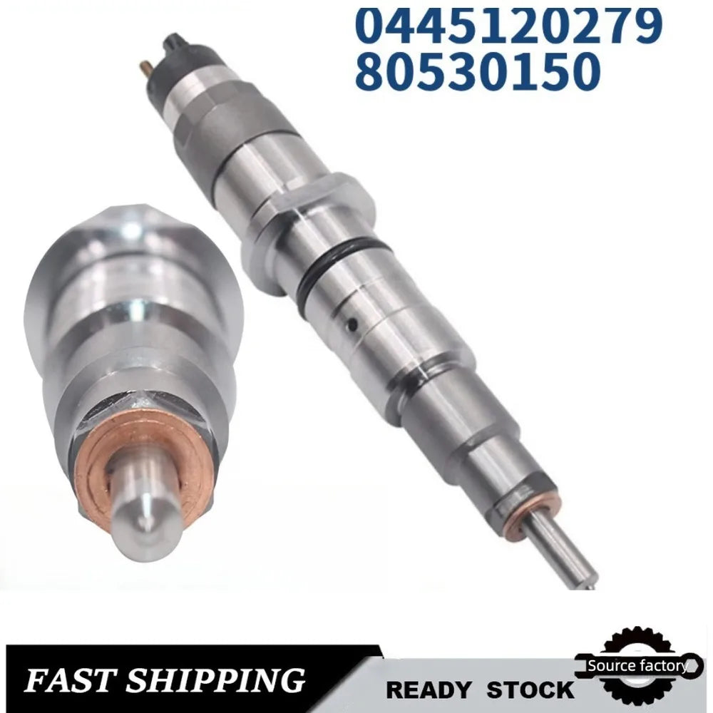 Fuel Injector0445120279 Diesel Fuel Injector 80530150 for Fiat IVECO Common Rail Injector - High FlowCar Accessories