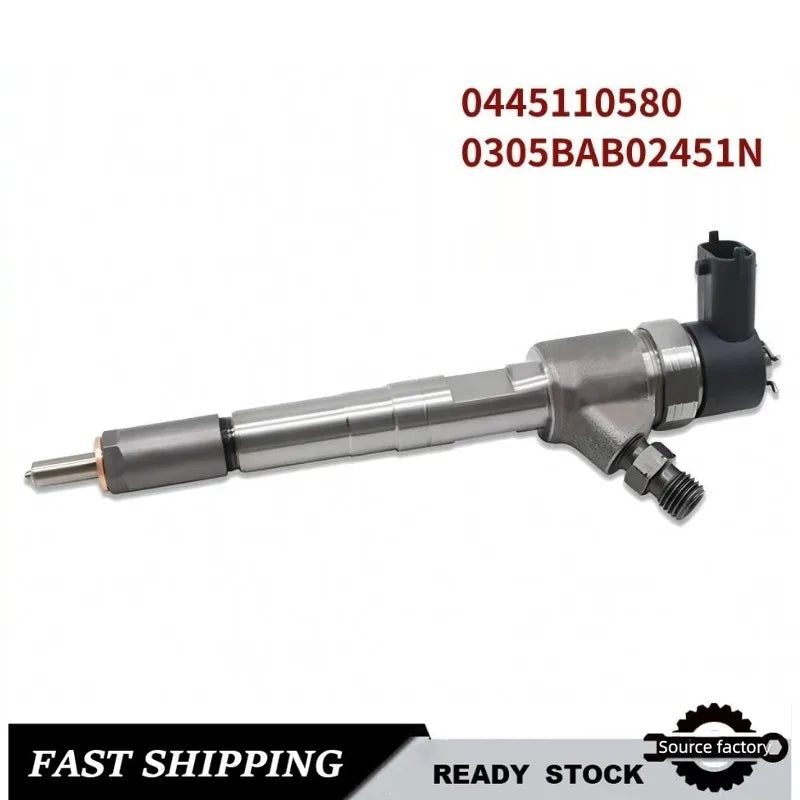0445110580 0305BAB02451N Common Rail Diesel Fuel Injector for MAHINDRA-Low Emission Fast Shipping