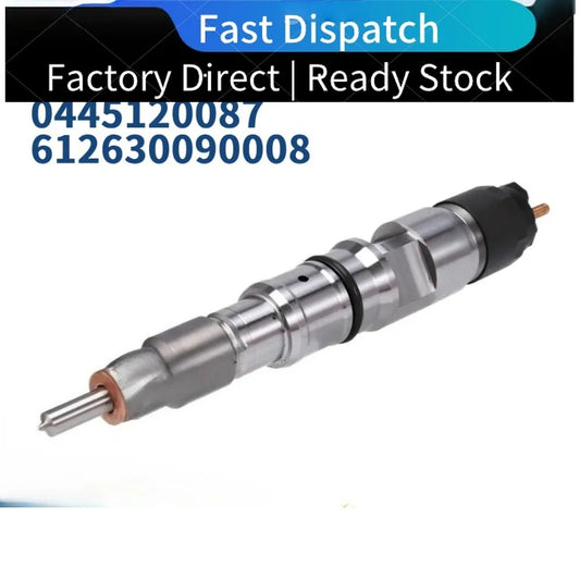 Fuel Injector0445120087 Fuel Injector 612630090008 for Weihai Electric Common Rail Injector-High Flow Car Accessories
