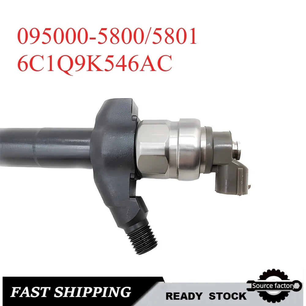 Common Rail Injector095000-5800/5801/6C1Q-9K546-AC Diesel Fuel Injector for Ford Transit DURATORQ -car accessories Fast Delivery