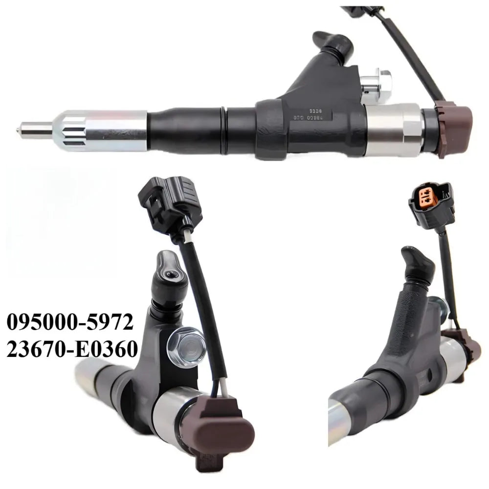 Common Rail Injector095000-5972 23670-E0360 Fuel Injectors for HINO 700 Series E13C-car accessories Fast Delivery