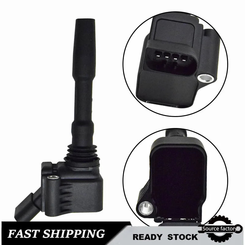 4 PCS Ignition Coil 06H905110G 06H905110H 06L905110C for Volkswagen Audi Easy Installation Fast Shipping