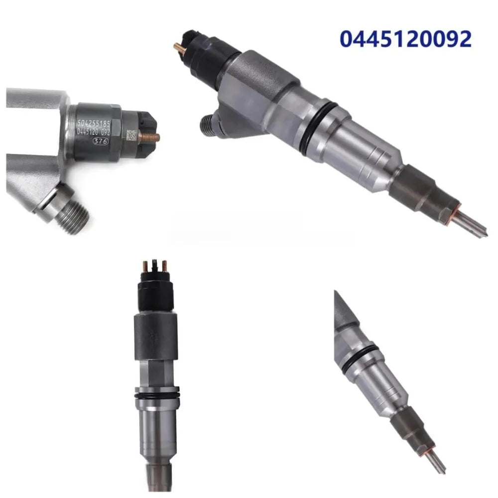 Fuel Injector0445120092 Common Rail Diesel Fuel Injector 504194432 for IVECO Holland-High Flow Car Accessories