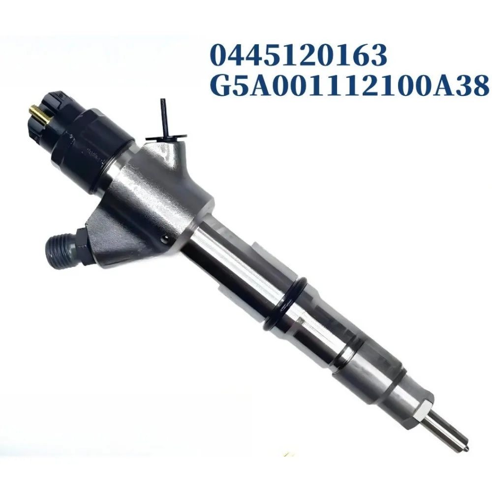 Fuel Injector 0445120163 Common Rail Fuel Injector for Yuchai YC6G Mechanical G5A001112100A38-High FlowCar Accessories