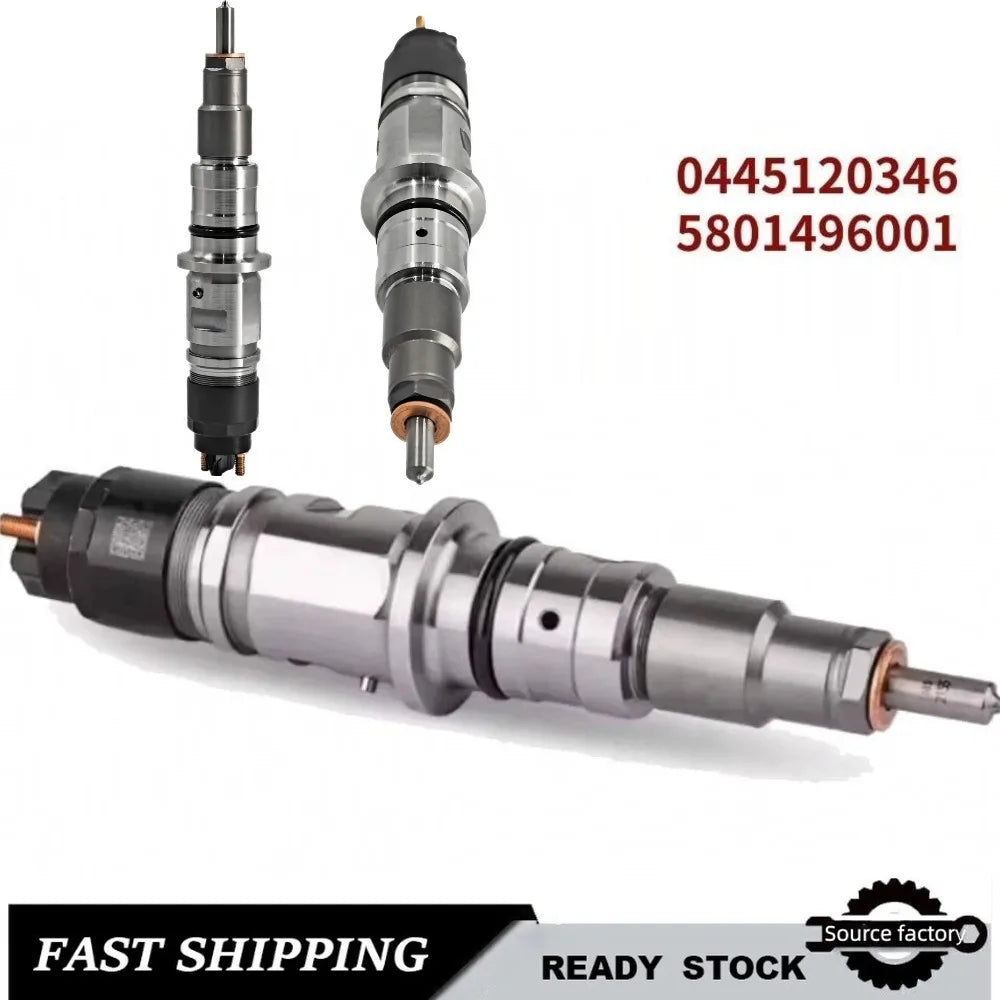 Fuel Injector0445120346 5801496001 Diesel Fuel Injector for CASE IH/IVECO/NEW HOLLAND-High FlowCar Accessories