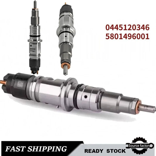 Fuel Injector0445120346 5801496001 Diesel Fuel Injector for CASE IH/IVECO/NEW HOLLAND-High FlowCar Accessories