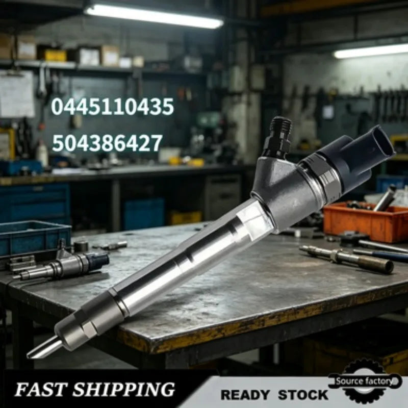 0445110435 Diesel Fuel Injector for Fiat IVECO 504386427 0986435165-Low Emission Fast Shipping