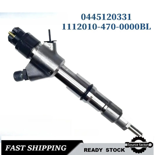 Fuel Injector0445120331/120081 Diesel Fuel Injector for Faw Truck 1112010-470-0000BL Injection Valve -High FlowCar Accessories
