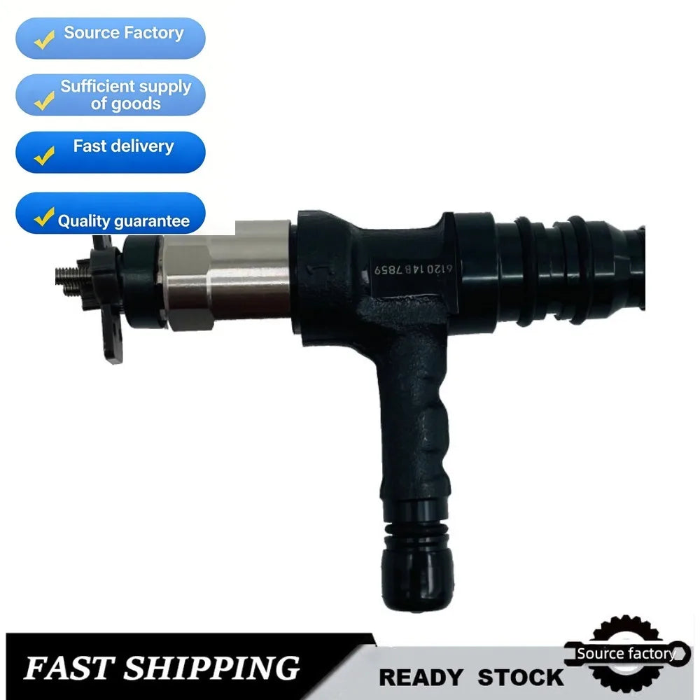 Common Rail Injector Fuel Injector 095000-6280 6219-11-3100 for Komatsu SAA6D170 PC400-8 WA900-3 730E-car Accessories