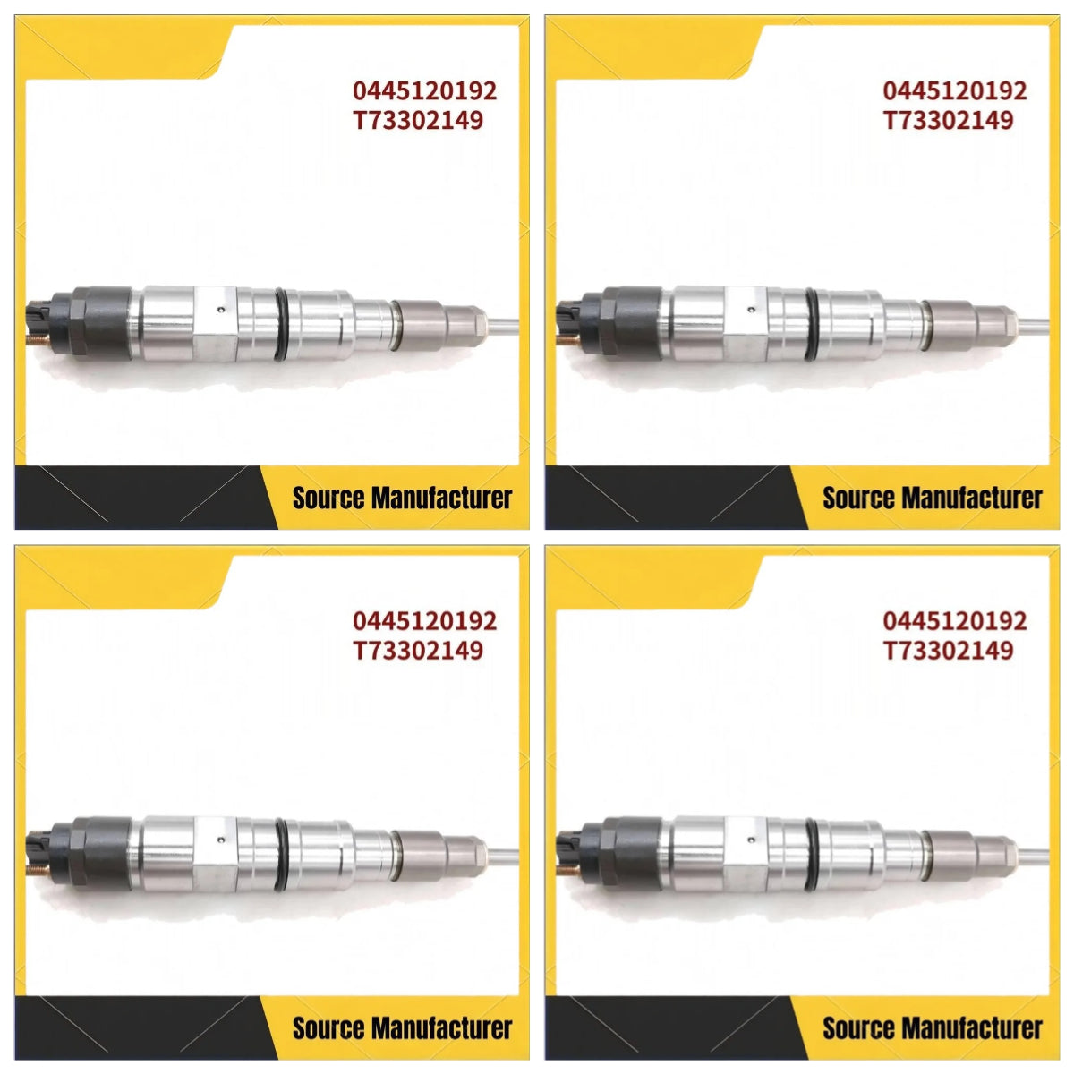 Fuel Injector0445120192/120264 T73302149 Common Rail Diesel Fuel Injector for BAIC Foton/LOVOL-High FlowCar Accessories